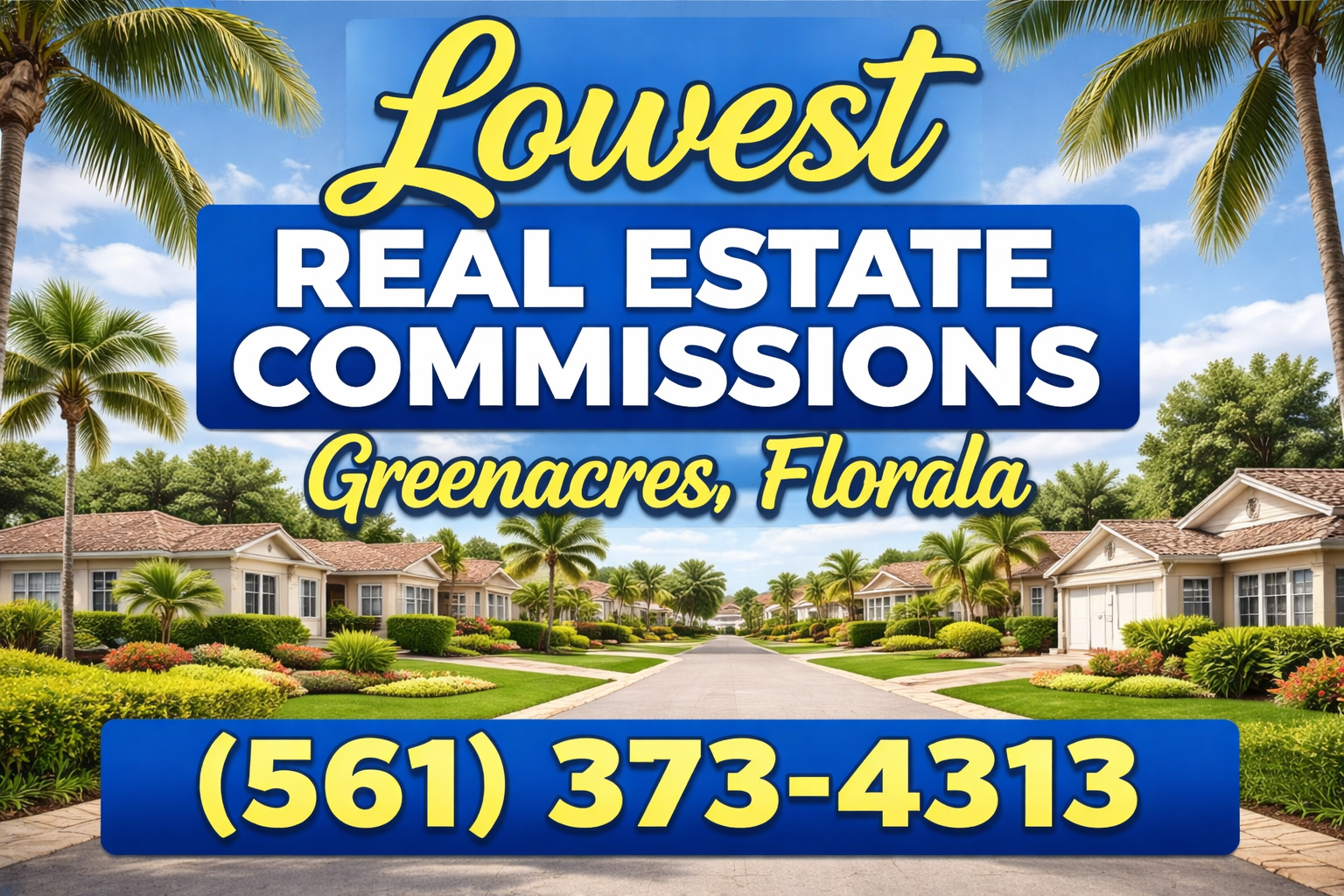 Lowest Real Estate Commissions in Greenacres