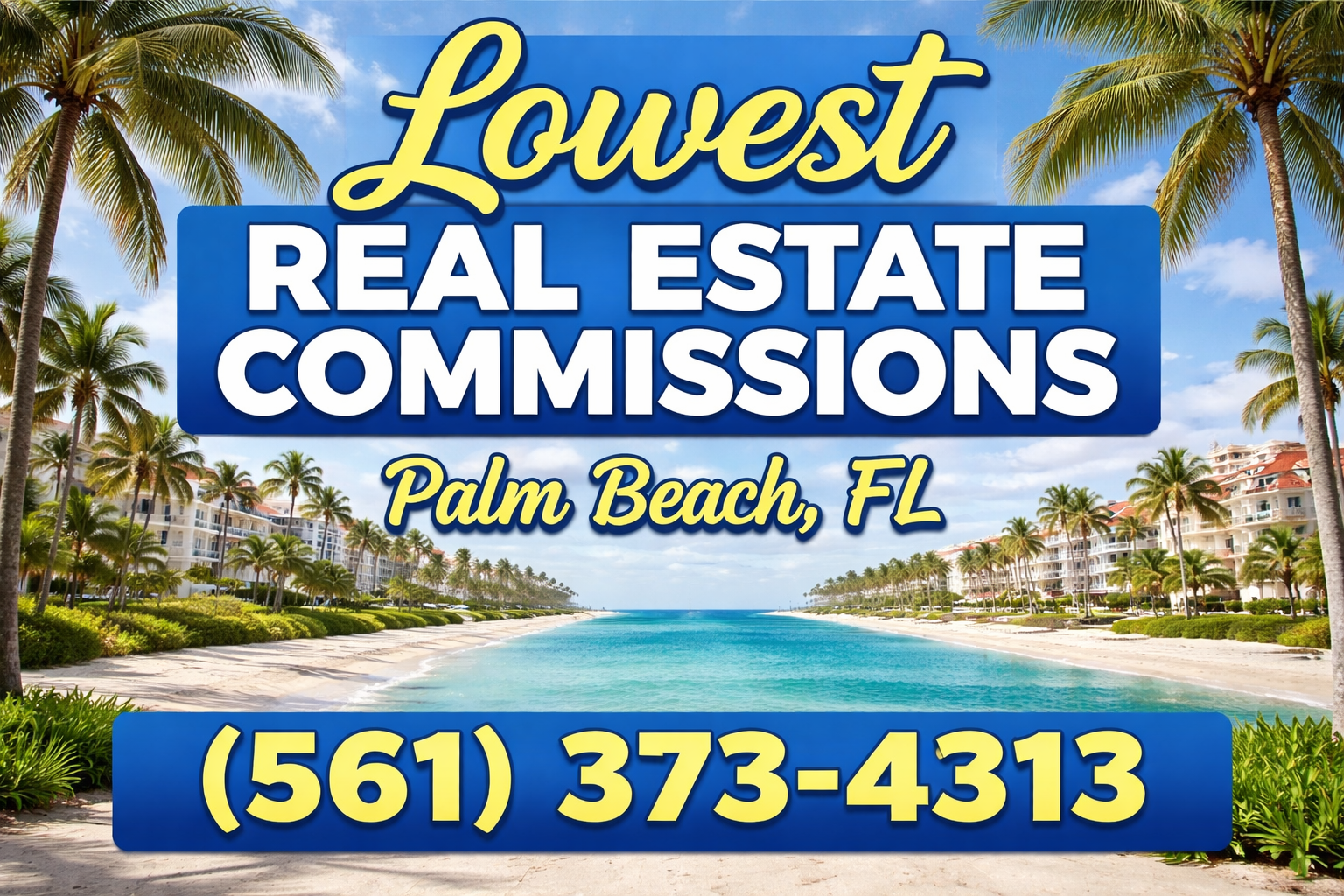 Lowest Real Estate Commissions in Palm Beach
