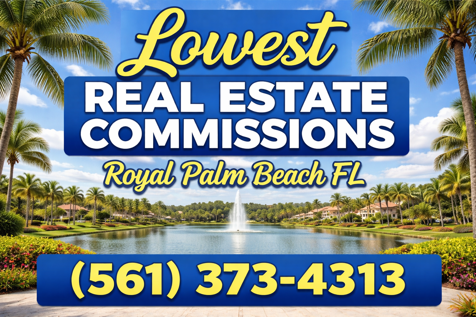 Lowest Real Estate Commissions in Royal Palm Beach